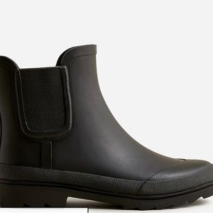 J Crew waterproof lug sole rubber boots. new with box women’s size 8